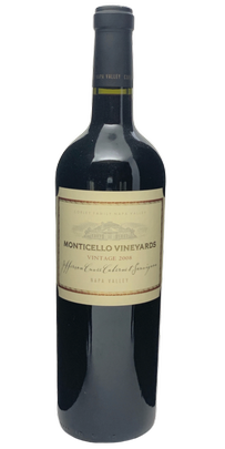 2008 MONTICELLO Jefferson Cabernet Sauvignon