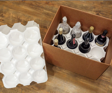 Twelve Bottle Shipping Box with Styrofoam
