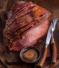 Blackberry-Mustard Glazed Ham